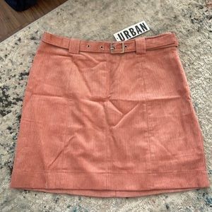 Pink Urban Mini Skirt w/ Belt